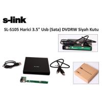 S-Link SL-S105 Harici USB Sata DVD-RW Siyah DVD KUTUSU 9
